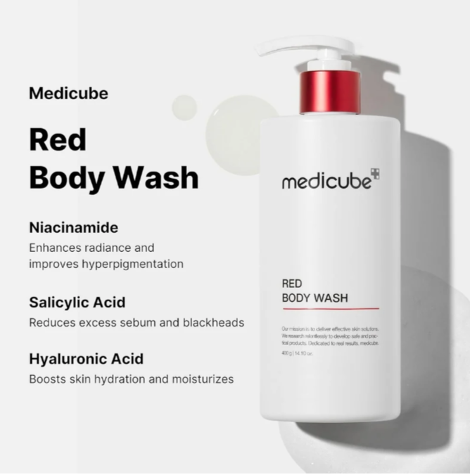 Medicube Red Acne Body Wash (400 Ml)