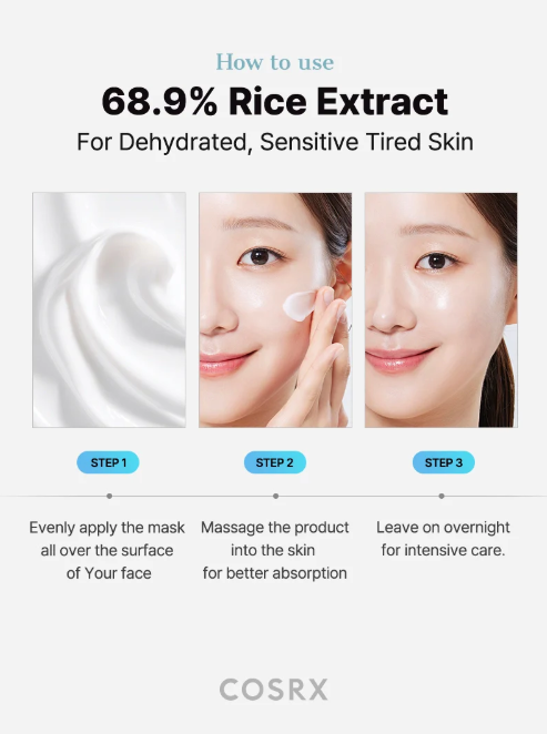 COSRX Ultimate Nourishing Rice Overnight Spa Mask
