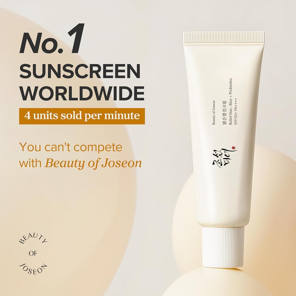 Beauty of Joseon Relief Sun: Rice + Probiotics (SPF50+ PA++++)