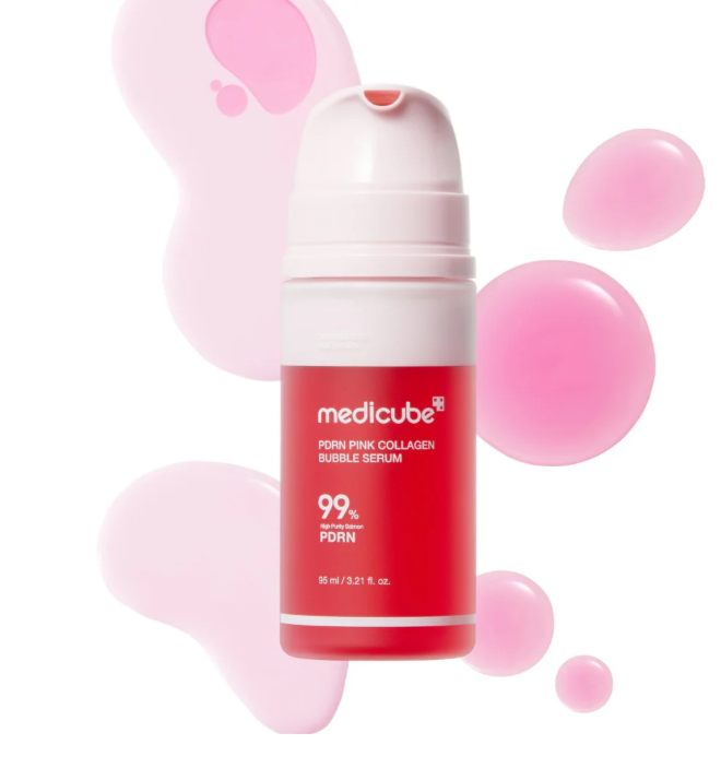 Medicube PDRN Pink Collagen Bubble Serum