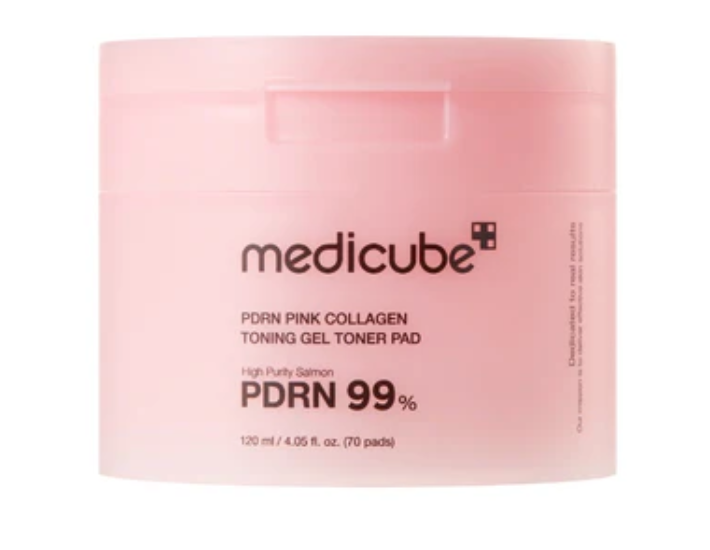 Medicube PDRN Pink Collagen Toning Gel Toner Pad