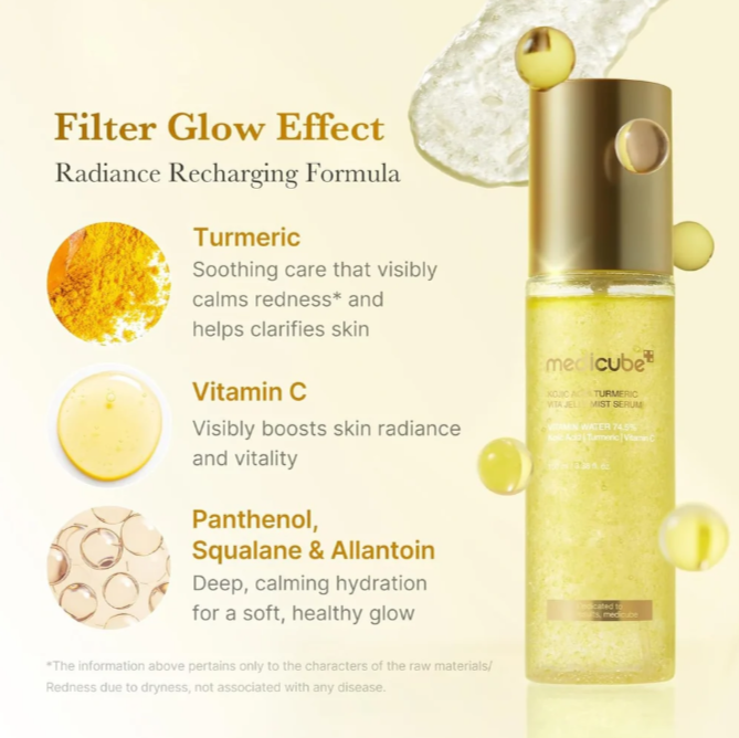 Medicube Kojic Acid Turmeric Vita Jelly Mist Serum