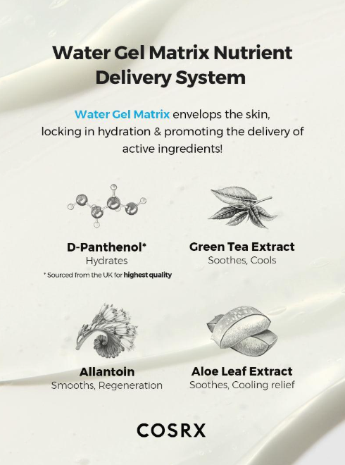 COSRX Hydrium Green Tea Aqua Soothing Gel Cream