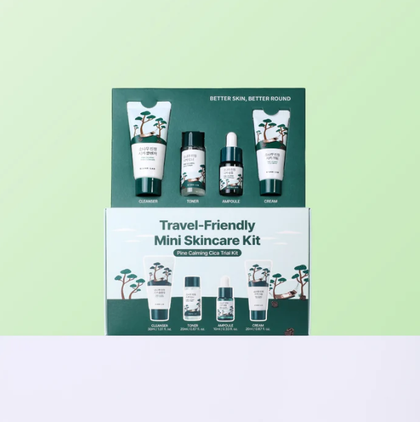 Round Lab Pine Calming Cica trial kit