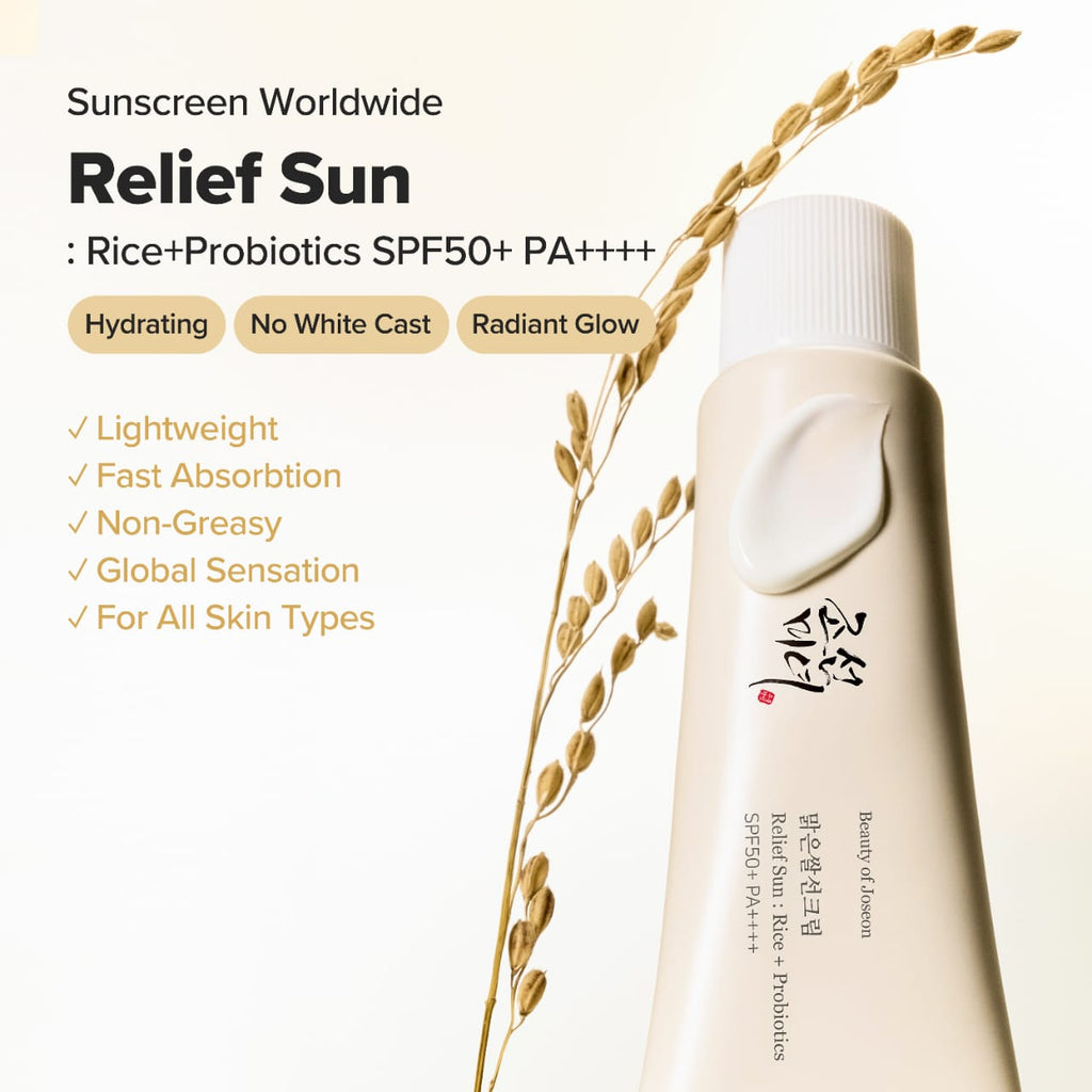 Beauty of Joseon Relief Sun: Rice + Probiotics (SPF50+ PA++++)