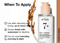 ANUA RICE CERAMIDE 7 HYDRATING BARRIER SERUM