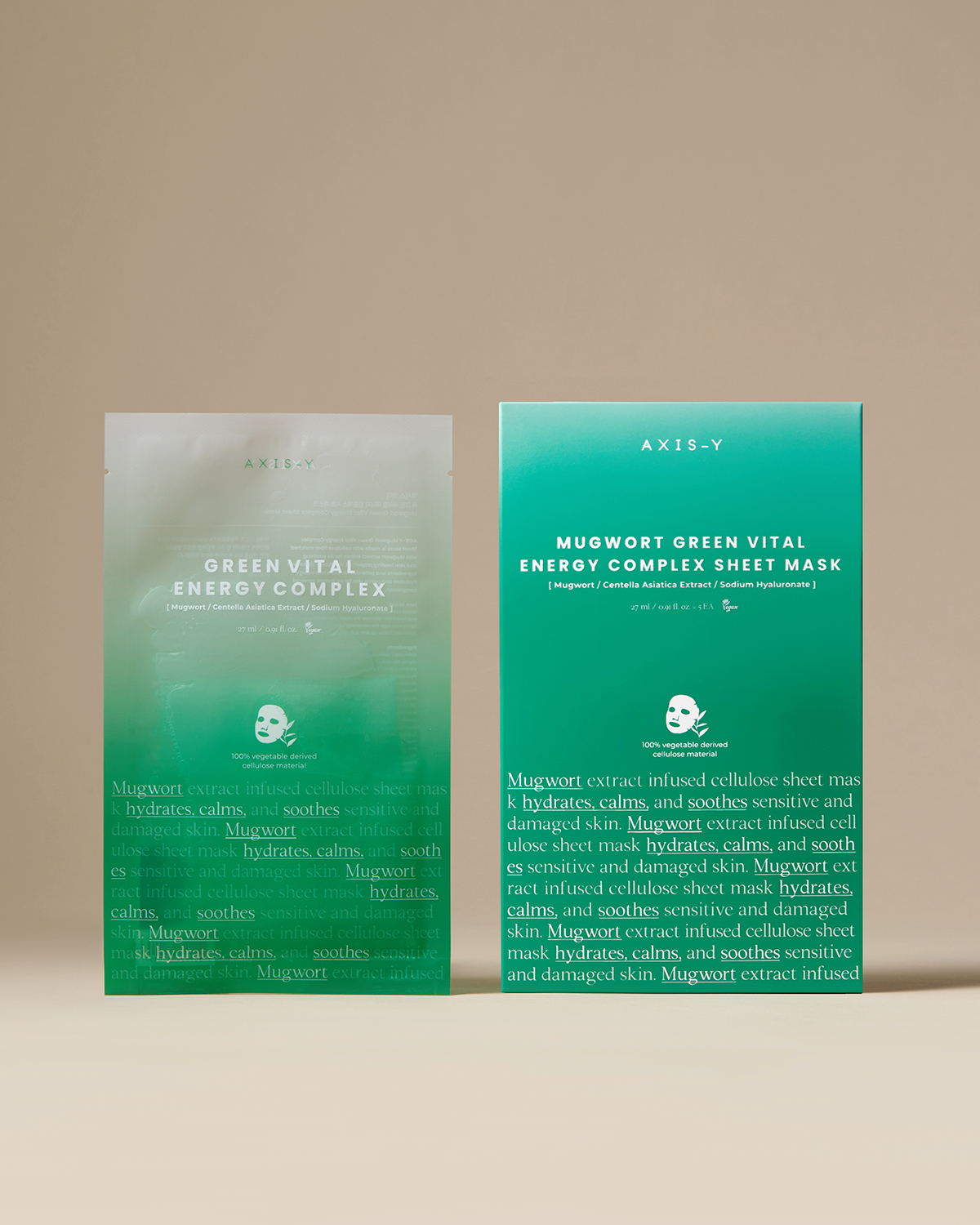 AXIS-Y Mugwort Green Vital Energy Complex Sheet Mask