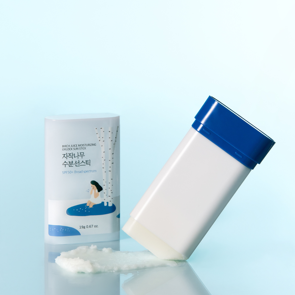 Round Lab BIRCH JUICE MOISTURIZING SUN STICK SPF 50++++