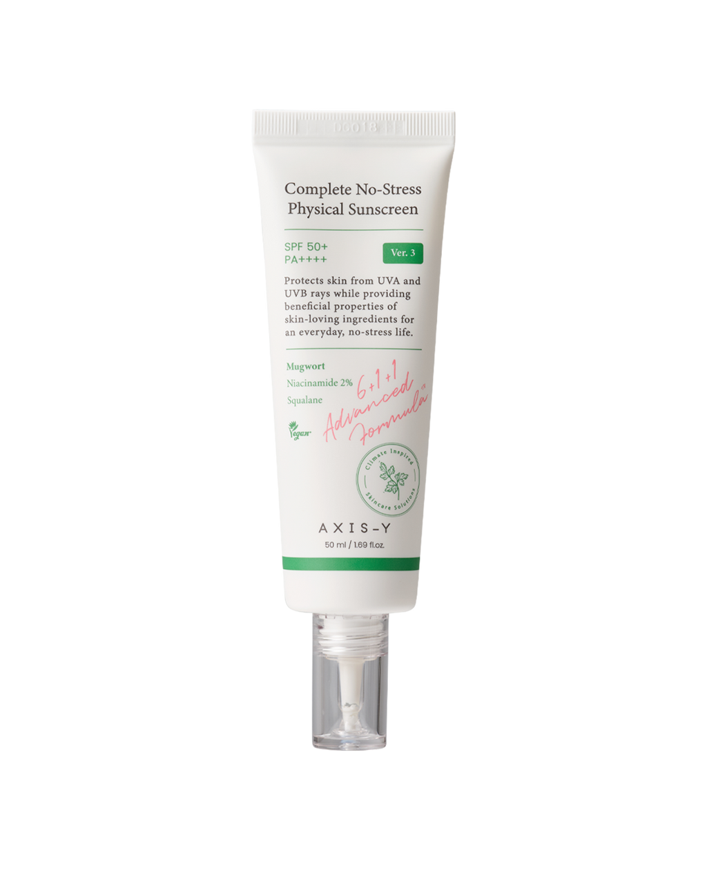 AXIS-Y Complete No-Stress Physical Sunscreen SPF50+ PA++++