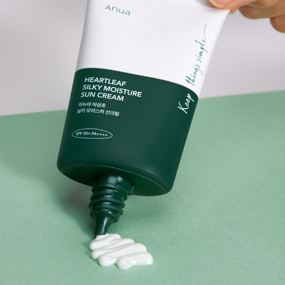 ANUA Heartleaf Silky Moisture Sun Cream