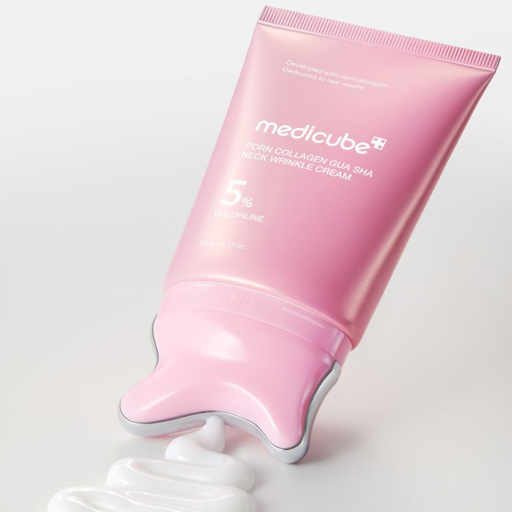 The MEDICUBE PDRN Collagen Gua Sha Neck Wrinkle Cream