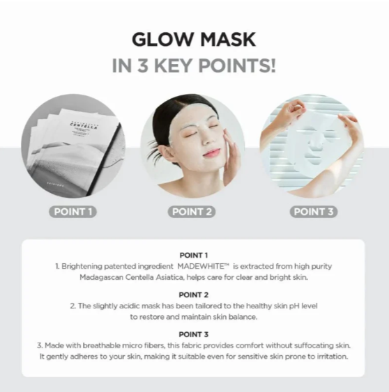 SKIN1004 Madagascar Centella Tone Brightening Glow Mask