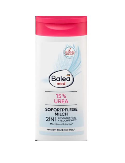 Balea Med 15% Urea Instant Care Milk 2-in-1